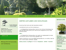 Tablet Screenshot of garten-sickmann.de